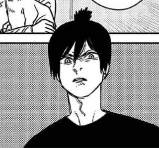 🌟 Aki Hayakawa Chainsaw Man anime, manga, character, angry, serious telegram sticker