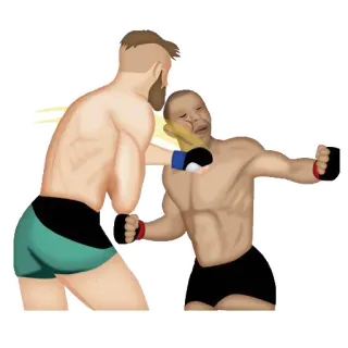 🤜 combat, boxe, sports de combat, coup de poing, sport telegram sticker