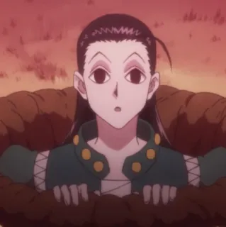 🕷 Illumi Zoldyck Hunter x Hunter Anime, Hunter x Hunter, Illumi Zoldyck, Charakter, Cartoon, Manga telegram sticker