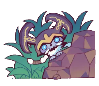 👹 생물, 괴물, 만화, 귀여운, 일러스트, 미술 telegram sticker