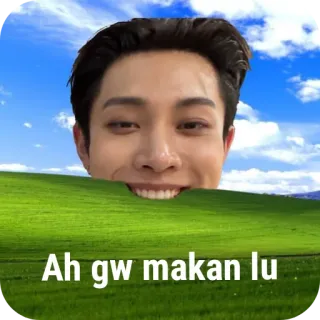 🤲 RM BTS Ah gw makan lu telegram sticker