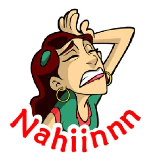 😱 Nahiinnn whatsapp sticker