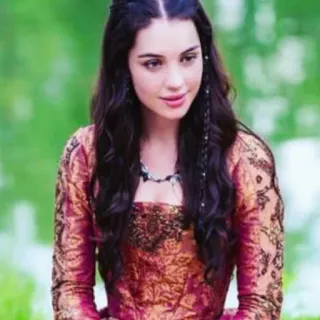 ⛄️ Mary, Queen of Scots Reign wanita, gaun, potret, ratu, bersejarah, acara tv telegram sticker