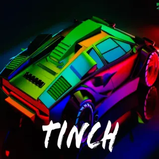 🇹🇯 TINCH Auto, Neon, Bunt, Fahrzeug, Automobil telegram sticker