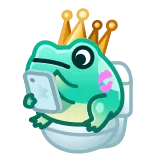 Kissed Frogs @stickers_kissed_frog whatsapp stickers