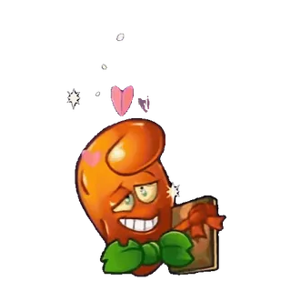 😍 Jalapeno Plants vs Zombies planta, videojuego, jalapeño, personaje, dibujos animados, Plants vs Zombies, comida whatsapp sticker
