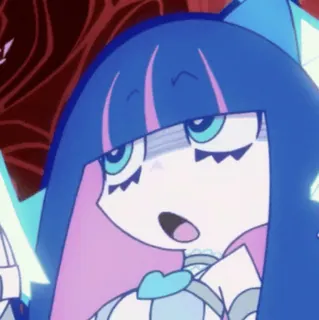 💗 Stocking Anarchy Panty & Stocking with Garterbelt Anime, Cartoon, Illustration, Stocking Anarchy telegram sticker