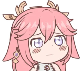 🥺 Yae Miko Genshin Impact yae miko, genshin impact, anime, chibi, lindo, videojuego, personaje telegram sticker