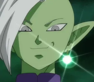 🙃 Zamasu Dragon Ball Zamasu, Dragon Ball, Anime, Penjahat, Karakter, Hijau, Wajah telegram sticker