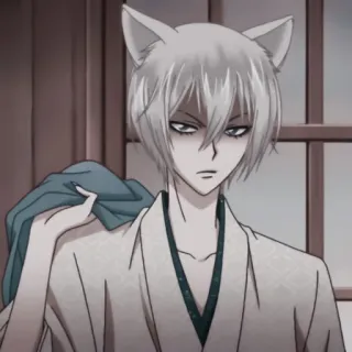 ➰ Tomoe Kamisama Kiss 动漫, 狐狸, 恶魔, 元气少女缘结神, 巴卫 telegram sticker