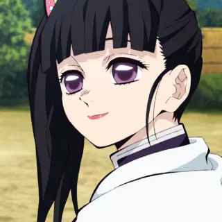 🌺 Kanao Tsuyuri Demon Slayer Аниме, Канао Цуюри, Клинок, рассекающий демонов, Персонаж, Девушка, Манга telegram sticker
