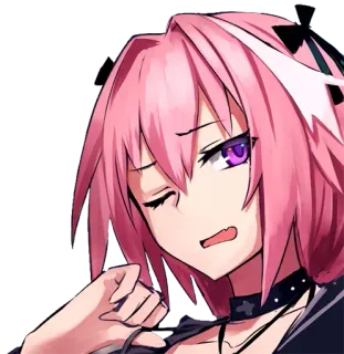 🤔 Astolfo Anime, Manga, Trap, Astolfo, Fate, Apocrypha telegram sticker