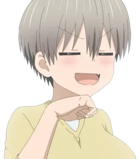 😊 Uzaki Hana Uzaki-chan Wants to Hang Out! anime, uzaki, manga, uzaki-chan wants to hang out telegram sticker