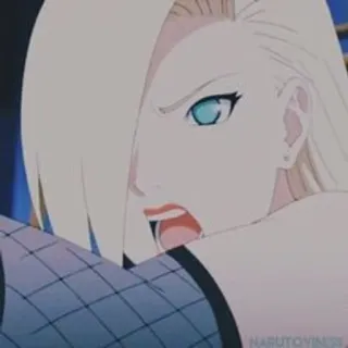 🌟 Ino Yamanaka Naruto anime, character, ninja, female, blonde, cute telegram sticker