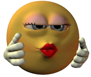 😘 Emoji, Faccia, Espressione, Bacio, Carino, Divertente whatsapp sticker