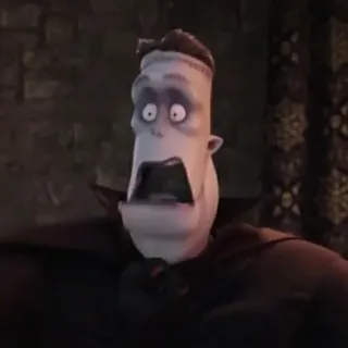 😧 Frankenstein Hotel Transylvania monstro, frankenstein, hotel transilvânia, desenho animado, engraçado, assustado, chocado telegram sticker