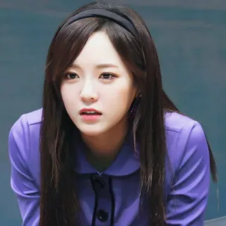 😶 femme, portrait, K-pop, asiatique telegram sticker