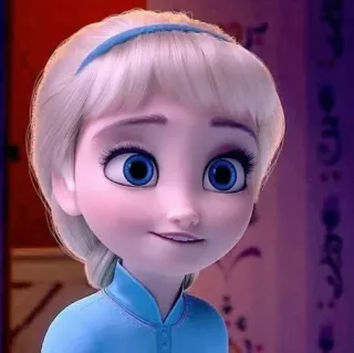 🧏‍♀ Elsa Frozen desenho animado, princesa, animação, disney, rainha do gelo telegram sticker