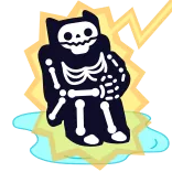 😣 robot, cute, cartoon, sad, sitting, futuristic telegram sticker