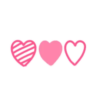 ❤️ cœur, amour, Saint-Valentin, rose whatsapp sticker