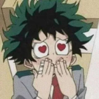 Midoriya Izuku @walpaperAnimeee telegram stickers