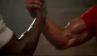 💪 Armworstelen, Wedstrijd, Spieren, Fysiek, Kracht telegram sticker