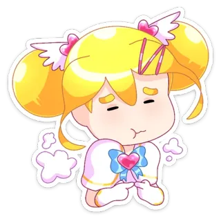 🙂 Chibi, Carino, Anime, Kawaii, Cartone animato telegram sticker