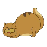 😈 แมว, สัตว์เลี้ยง, สัตว์, น่ารัก, การ์ตูน, สัตว์เลี้ยงในบ้าน telegram sticker