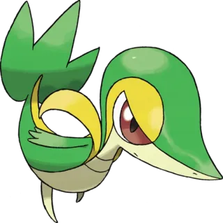 🐉 Snivy Pokemon Pokemon, Snivy, grass type, anime, video game, reptile telegram sticker