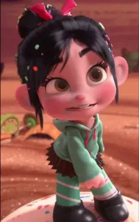 🦋 Vanellope von Schweetz Wreck-It Ralph Vanellope, Wreck-It Ralph, Disney, cartoon character, animated movie whatsapp sticker