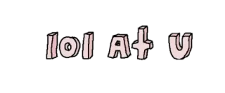 🌚 lol At u text, lol, internet slang telegram sticker