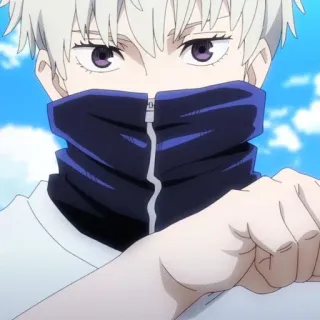🖍 Toge Inumaki Jujutsu Kaisen Anime, Jujutsu Kaisen, Toge Inumaki, Nhân vật, Sticker telegram sticker