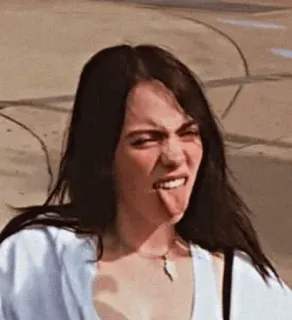 💚 Billie Eilish Billie Eilish, cantante, musica, celebrità, pop star, artista telegram sticker