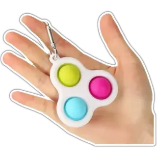 👋 Fidget toy, Simple dimple, Gioco sensoriale, Antistress, Gioco da tenere in mano whatsapp sticker