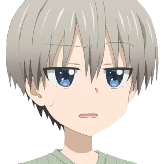 🤨 Uzaki Hana Uzaki-chan Wants to Hang Out! Аниме, Стикер, Узаки Хана, Uzaki-chan Wants to Hang Out!, Аниме девушка, Милый, Манга telegram sticker