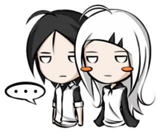 😒 ... Anime, Desenho animado, Casal, Mangá, Fofo, Emocional telegram sticker