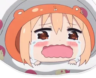 😭 аниме, плачет, грустный, персонаж, кавайный telegram sticker