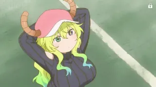 🙄 Lucoa Miss Kobayashi's Dragon Maid Anime, Naga, Kawaii, Lucoa telegram sticker