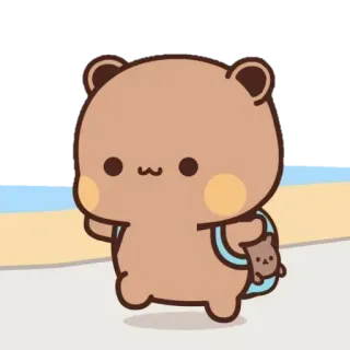 🧸 かわいい, くま, 動物, カワイイ, マンガ, ステッカー telegram sticker