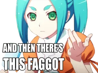👆 AND THEN THERE'S THIS FAGGOT telegram sticker