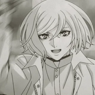 🗡 Juuzou Suzuya Tokyo Ghoul Anime, Personagem, Preto e branco, Tokyo Ghoul, Juuzou Suzuya telegram sticker