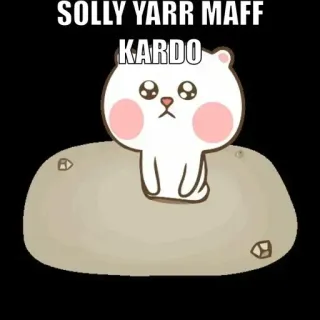 🙍‍♀ SOLLY YARR MAFF
KARDO Dibujo animado, Oso, Animal, Lindo, Pegatina telegram sticker