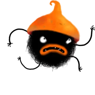 😠 dibujos animados, monstruo, personaje, pegatina telegram sticker