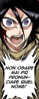 🤬 NON OSARE MAI PIÙ PRONUNCIARE QUEL NOME! Anime, Manga, Zły, Postać, Wyraz whatsapp sticker