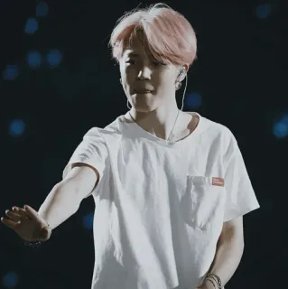 ❄️ Jimin Jimin, BTS, K-Pop, piosenkarz, muzyka, idol telegram sticker