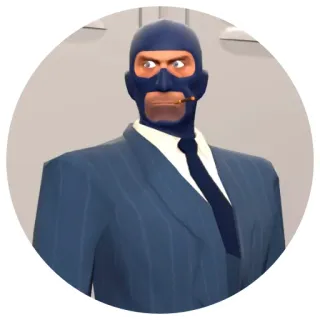 😳 Spy Team Fortress 2 espião, team fortress 2, personagem, videogame, disfarce, suave telegram sticker