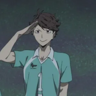 🍙 Oikawa Tooru Haikyuu!! anime, haikyuu, oikawa, tooru, volleyball telegram sticker