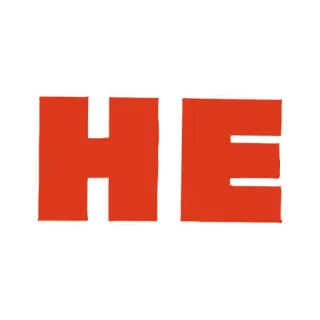 😐 HELL hell, red, text, word whatsapp sticker