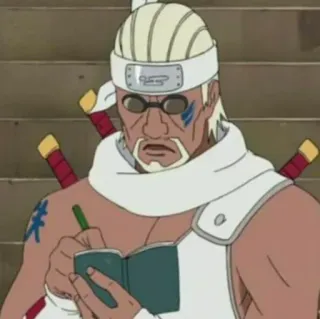 🐙 Killer Bee Naruto anime, manga, ninja, killer bee, naruto, character telegram sticker