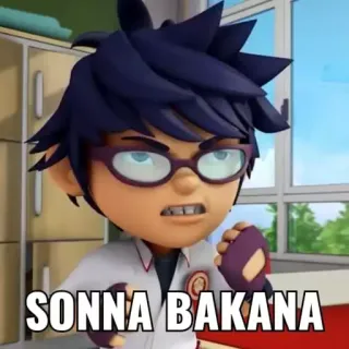 😠 SONNA BAKANA anime, angry, shocked, frustrated, cartoon telegram sticker